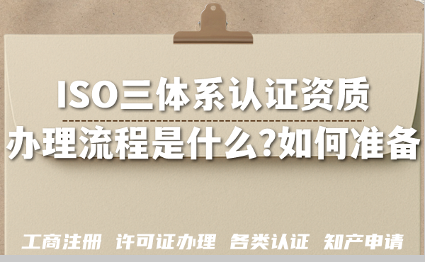 2026年揭秘：ISO三体系认证资质办理流程是什么?如何准备?